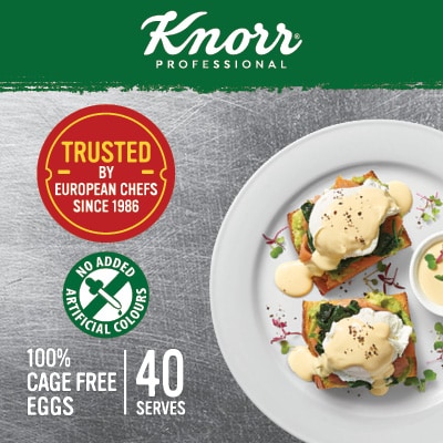 Knorr Professional Hollandaise Sauce - 1 L - Here’s our heat and pour Hollandaise that stands up to the pressure.